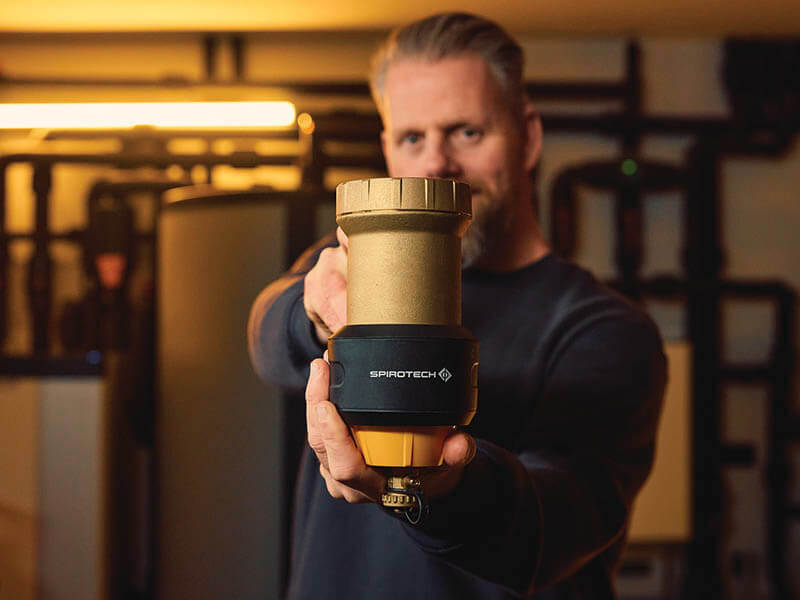 Il nostro nuovo innovativo filtro a terra per l'installazione della pompa di calore, lo SpiroTrap HPF