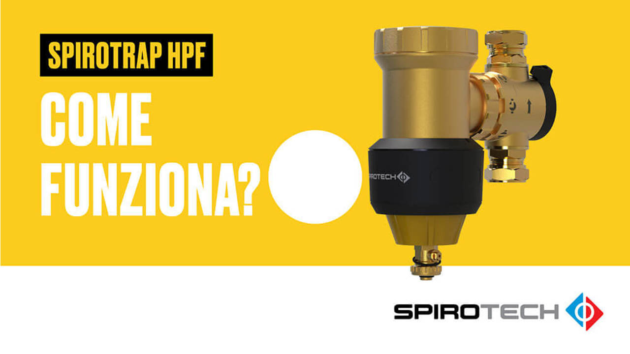 Scoprite qui come funziona lo SpiroTrap HPF per le installazioni a pompa di calore!